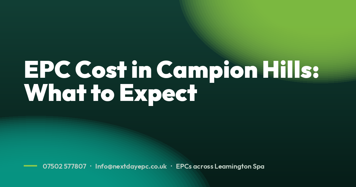 EPC Cost in Campion Hills: What to Expect