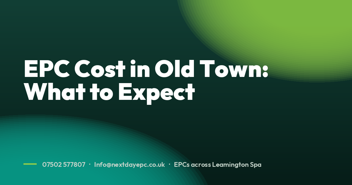 EPC Cost in Old Town: What to Expect