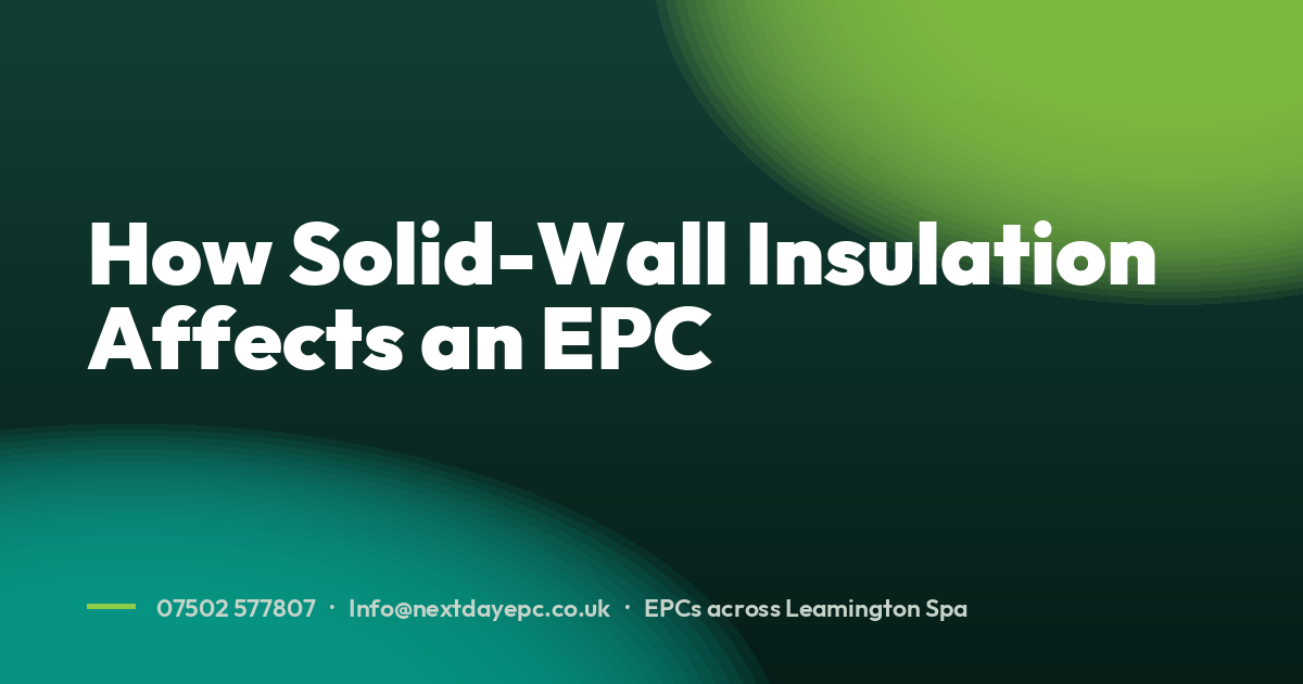 How Solid-Wall Insulation Affects an EPC