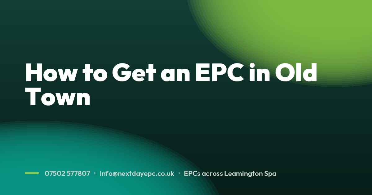How to Get an EPC in Old Town